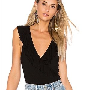 REVOLVE Flora Ruffle Bodysuit